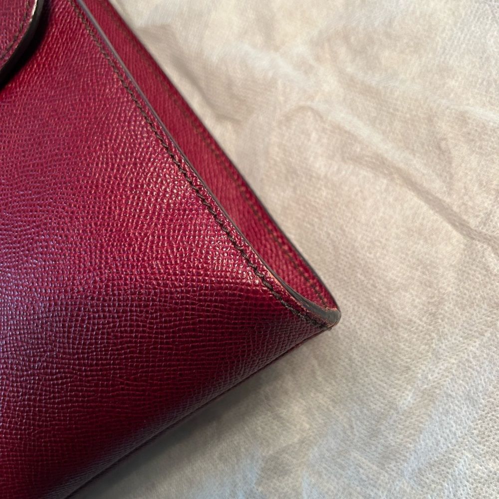 Authentic Dolce & Gabbana Sicily Burgundy Leather Tote - Picture 12 of 16